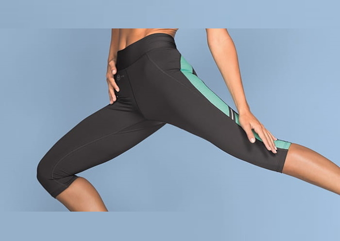 Anita Active Sport Tights 3/4 grijs/mint legging