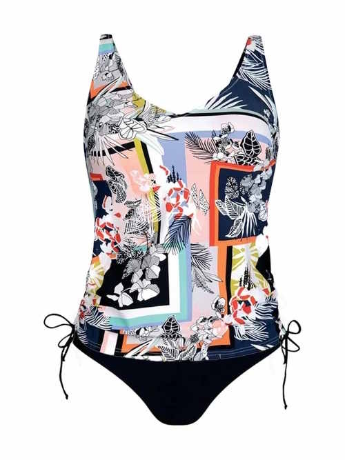 Anita Badmode Illi wit/print tankini set