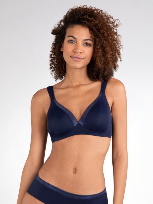 Naturana Everyday marine blauw wireless bh