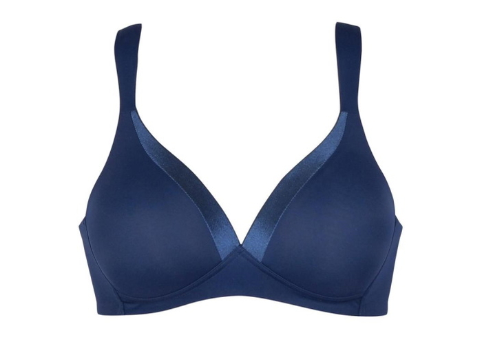 Naturana Everyday marine blauw wireless bh