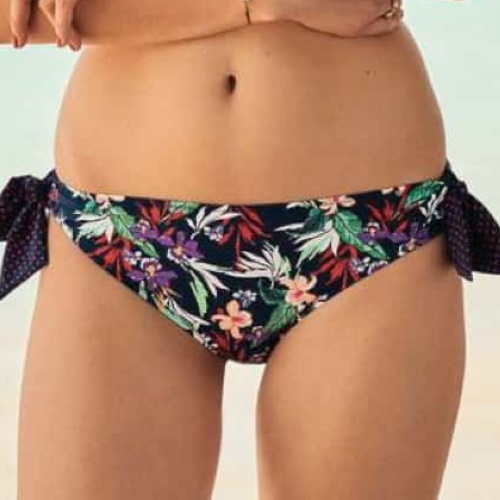 Rosa Faia Badmode Lynn marine blauw/print bikini broekje