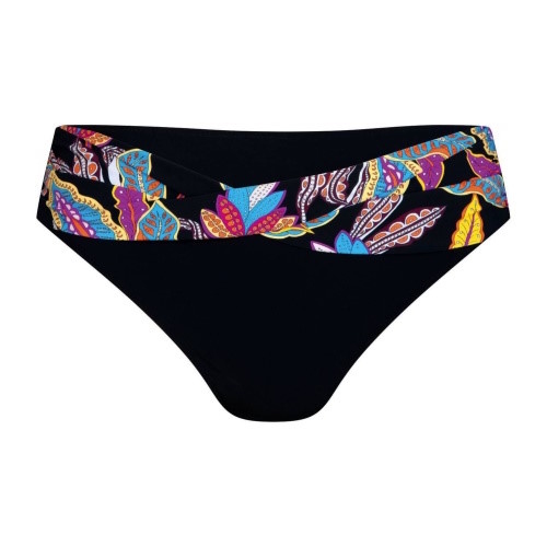 Rosa Faia Badmode Liz zwart/print bikini broekje