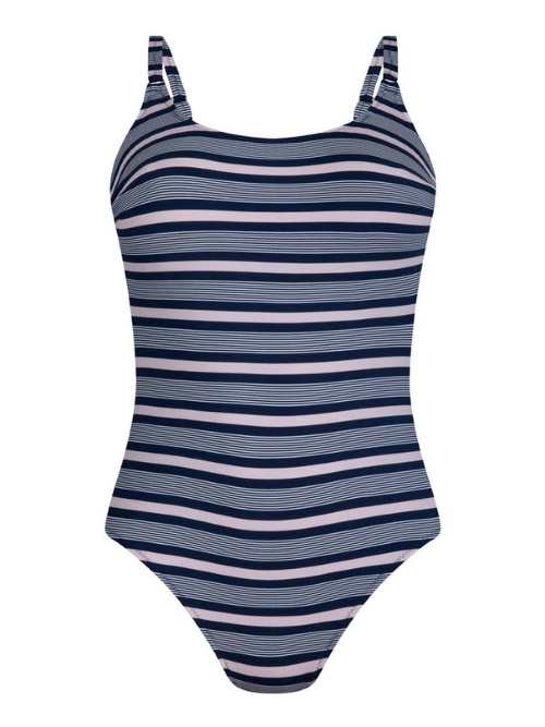 Rosa Faia Badmode Estelle marine blauw/roze badpak