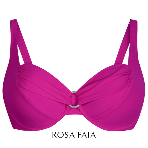 Rosa Faia Badmode Hermine pink star soft-cup bikinitop