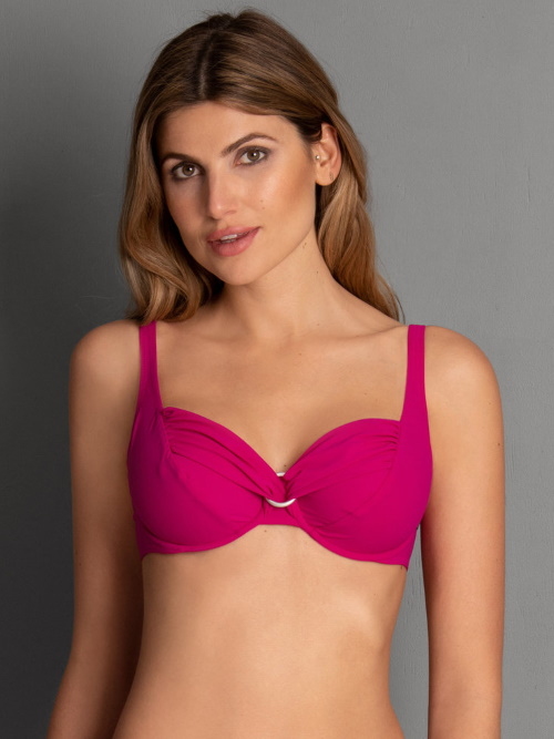 Rosa Faia Badmode Hermine pink star soft-cup bikinitop