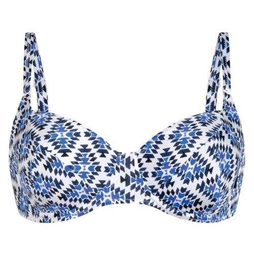 Rosa Faia Badmode Federica blauw soft-cup bikinitop