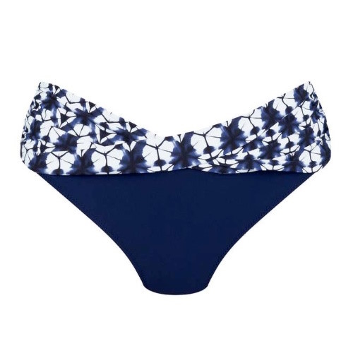 Rosa Faia Badmode Liz marine blauw/print bikini broekje