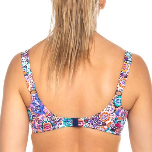 Rosa Faia Badmode Federica multicolor/print soft-cup bikinitop