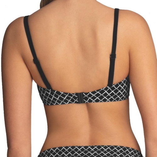Rosa Faia Badmode Cassie zwart/wit voorgevormde bikinitop