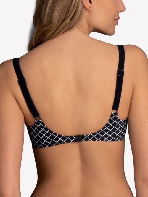 Rosa Faia Badmode Rubina zwart/wit soft-cup bikinitop