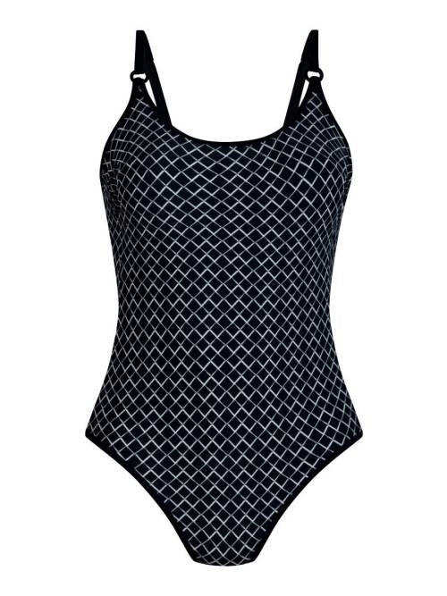 Rosa Faia Badmode Marinet zwart/wit badpak