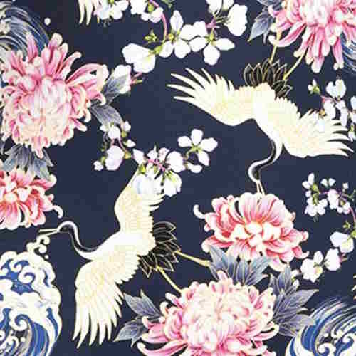 Rosa Faia Badmode Ebony marine blauw/print badpak