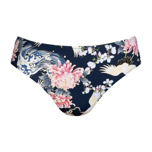 Rosa Faia Badmode Casual marine blauw/print bikini broekje