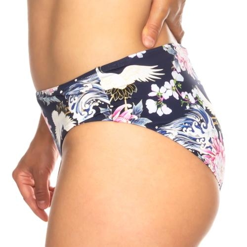 Rosa Faia Badmode Casual marine blauw/print bikini broekje