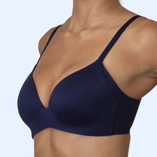 Royal Lounge Lingerie Delite deep blue wireless bh