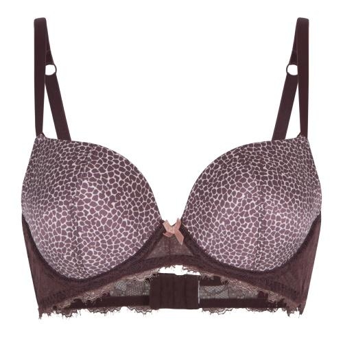 LingaDore Giraffe bruin/print push up bh