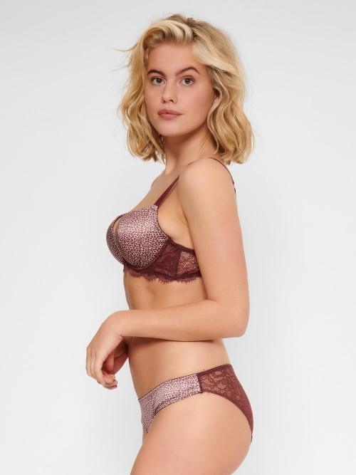 LingaDore Giraffe bruin/print push up bh