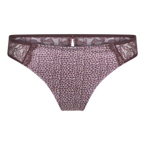LingaDore Giraffe bruin/print string
