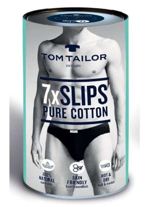 Tom Tailor Texas marine blauw heren slip