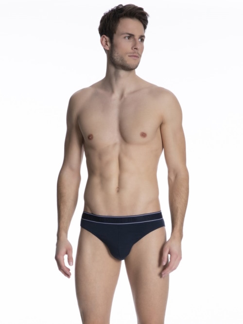 Tom Tailor Basic marine blauw heren slip