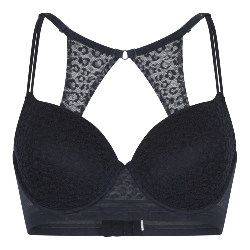 LingaDore Blue Animal marine blauw voorgevormde bh