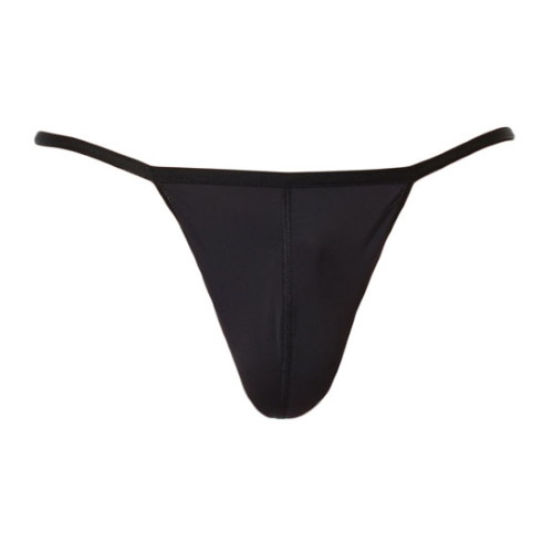 HOM Plume zwart heren string