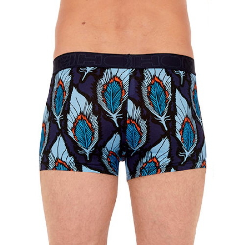 HOM Sormiou marine blauw/print boxershort