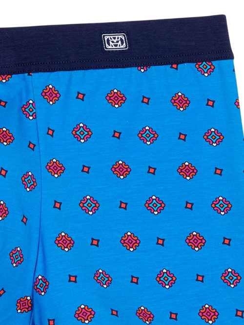 HOM Sugiton blauw/print boxershort