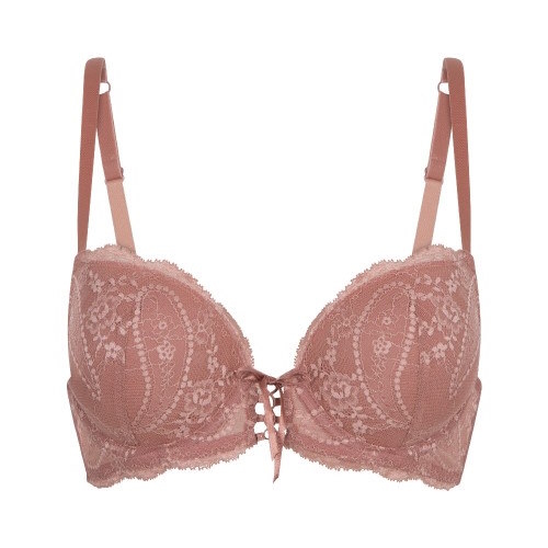 LingaDore Cedar Wood antique rose push up bh