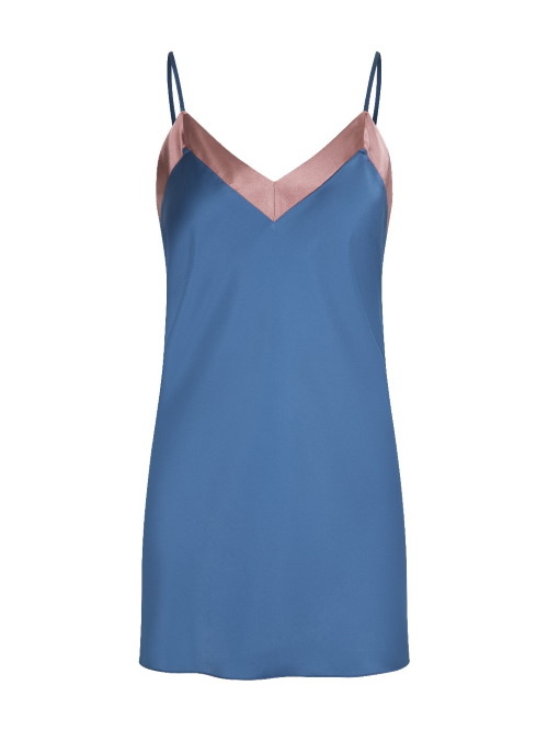 LingaDore Night Cedar Wood petrol slipdress
