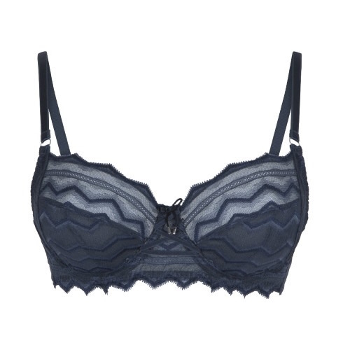 LingaDore Midnight Blue marine blauw niet voorgevormde bh