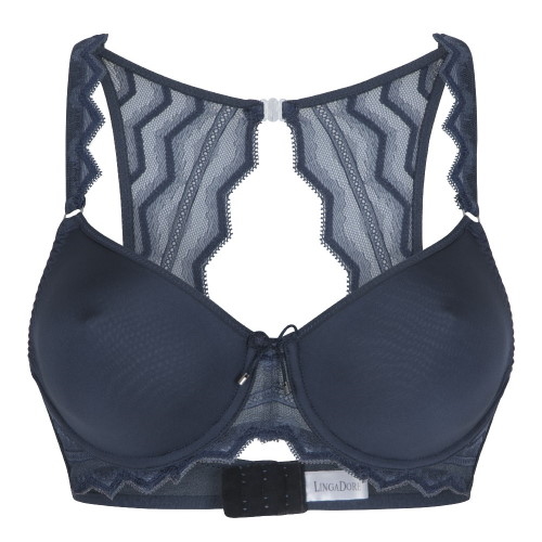 LingaDore Midnight Blue marine blauw niet voorgevormde bh