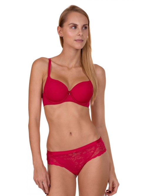 Lisca Evelyn rood voorgevormde bh