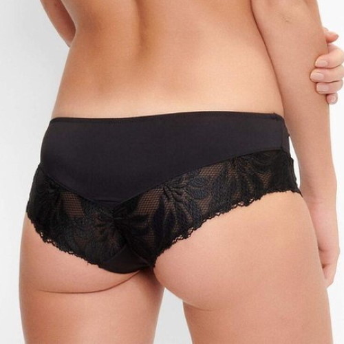LingaDore Black Flower zwart short