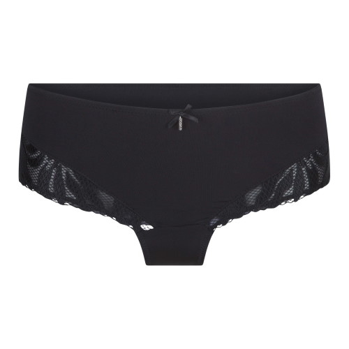 LingaDore Black Flower zwart short