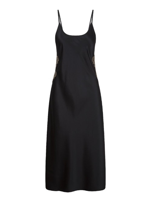 LingaDore Night Black Incence zwart/goud slipdress