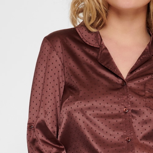 LingaDore Night Brown Dots bruin pyjama