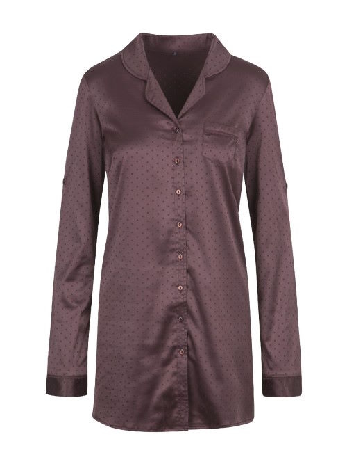 LingaDore Night Brown Dots bruin nachthemd