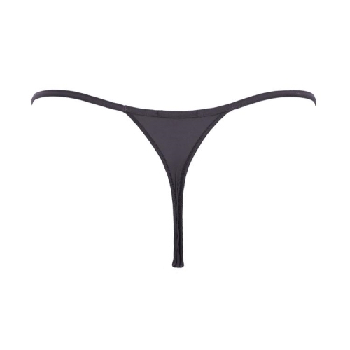 HOM Plume antraciet heren string