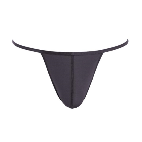 HOM Plume antraciet heren string