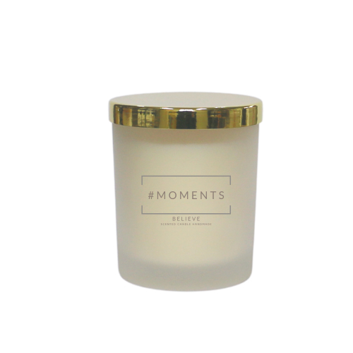 Moments Believe goud geurkaars