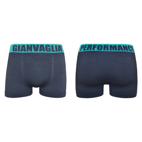 Gianvaglia Jax zwart/turquoise sport boxer