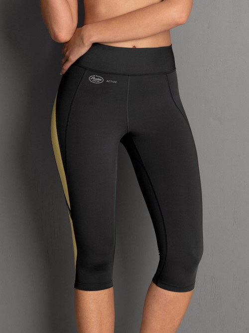 Anita Active Sport Tights 3/4 grijs/geel legging