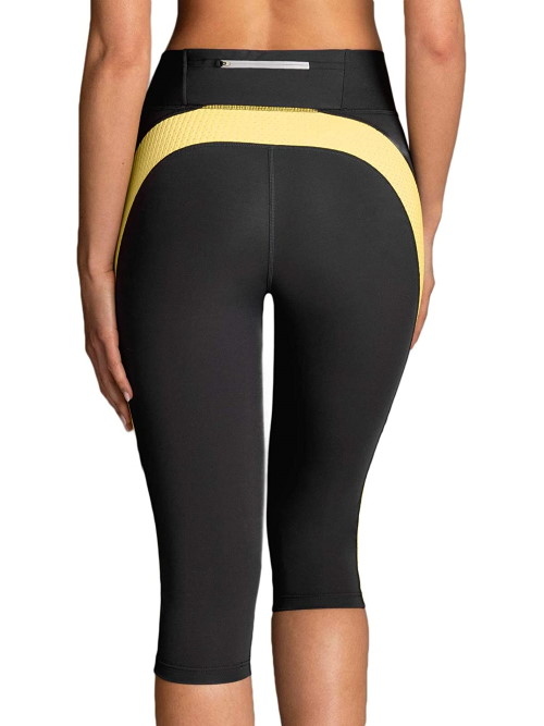Anita Active Sport Tights 3/4 grijs/geel legging