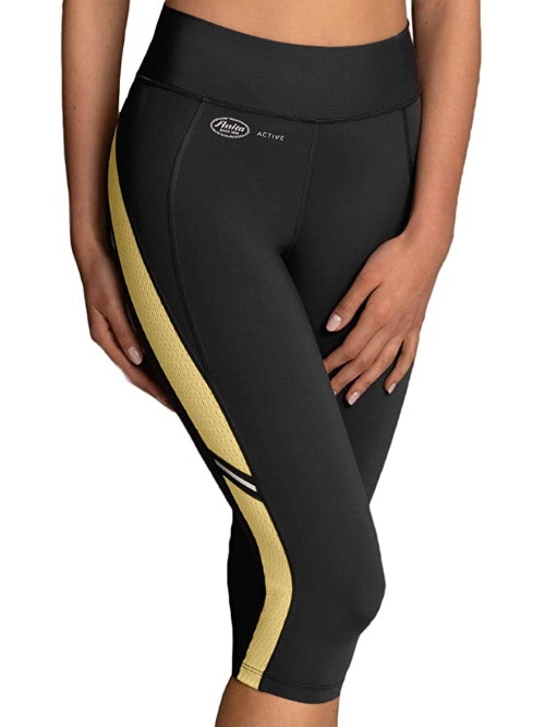 Anita Active Sport Tights 3/4 grijs/geel legging