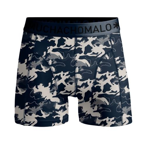 Muchachomalo Camo marine blauw/print jongens boxershort