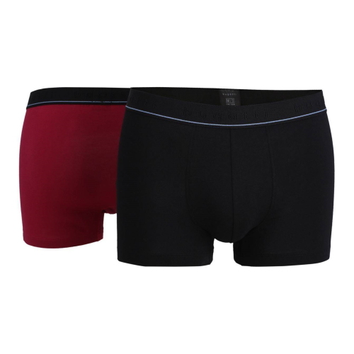 Bugatti Amsterdam zwart/rood boxershort