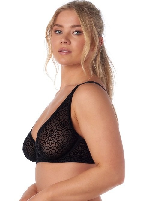 After Eden D-Cup & Up Becky zwart niet voorgevormde bh