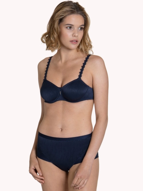 Lisca Gracia marine blauw niet voorgevormde bh