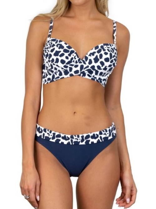 Bomain Tasmanie marine blauw bikini set